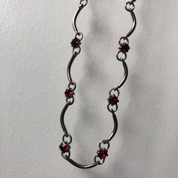 FREE over $25 red gemstone choker - Picture 2 of 7
